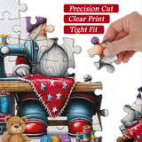 Sewing Gnome Jigsaw Puzzle 1000 Pieces