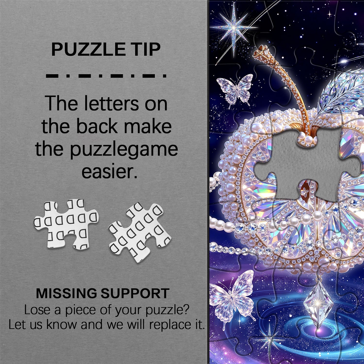 Crystal Galaxy Fruit Jigsaw Puzzle 1000 Pieces