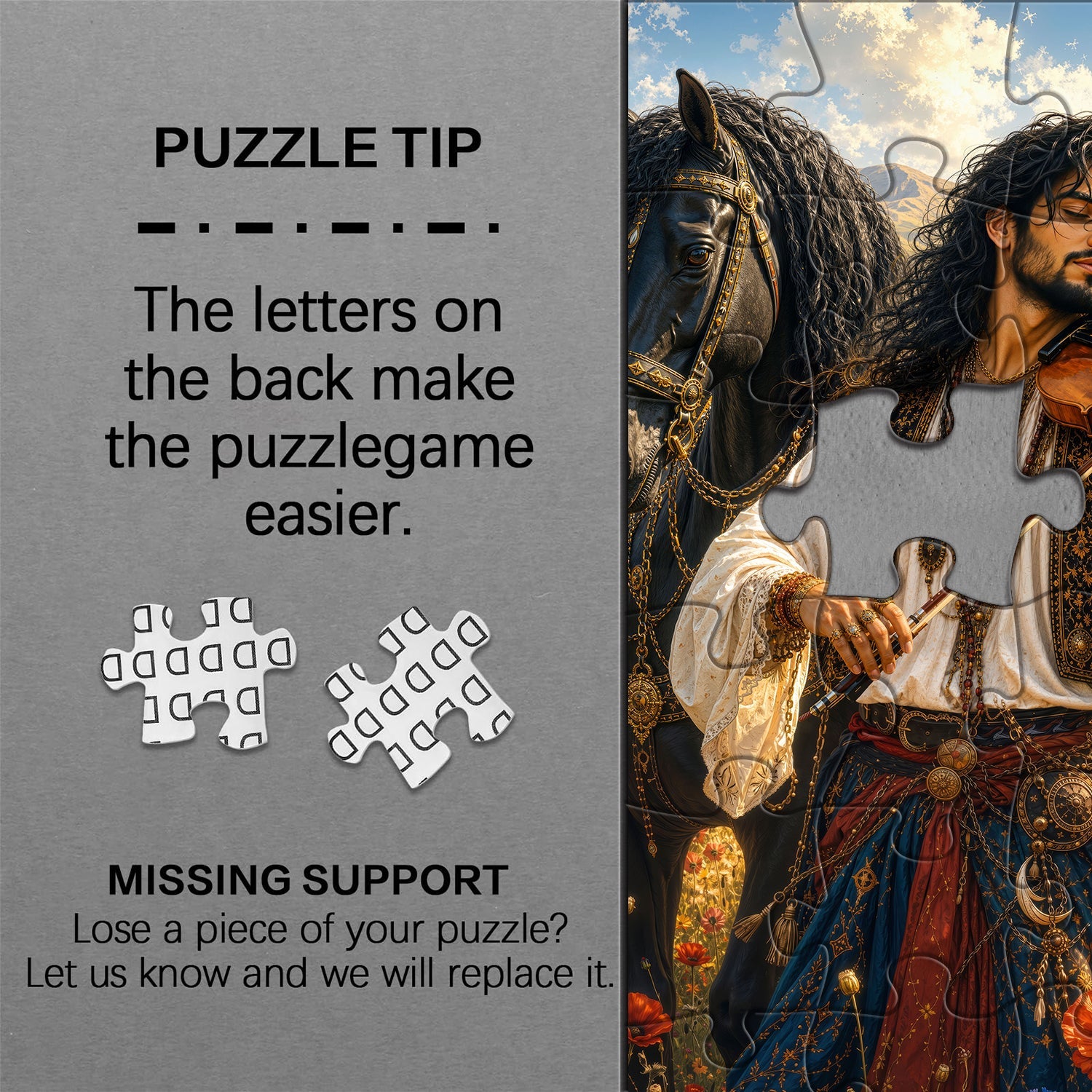 Nomad Fiddler Jigsaw Puzzle 1000 Piece