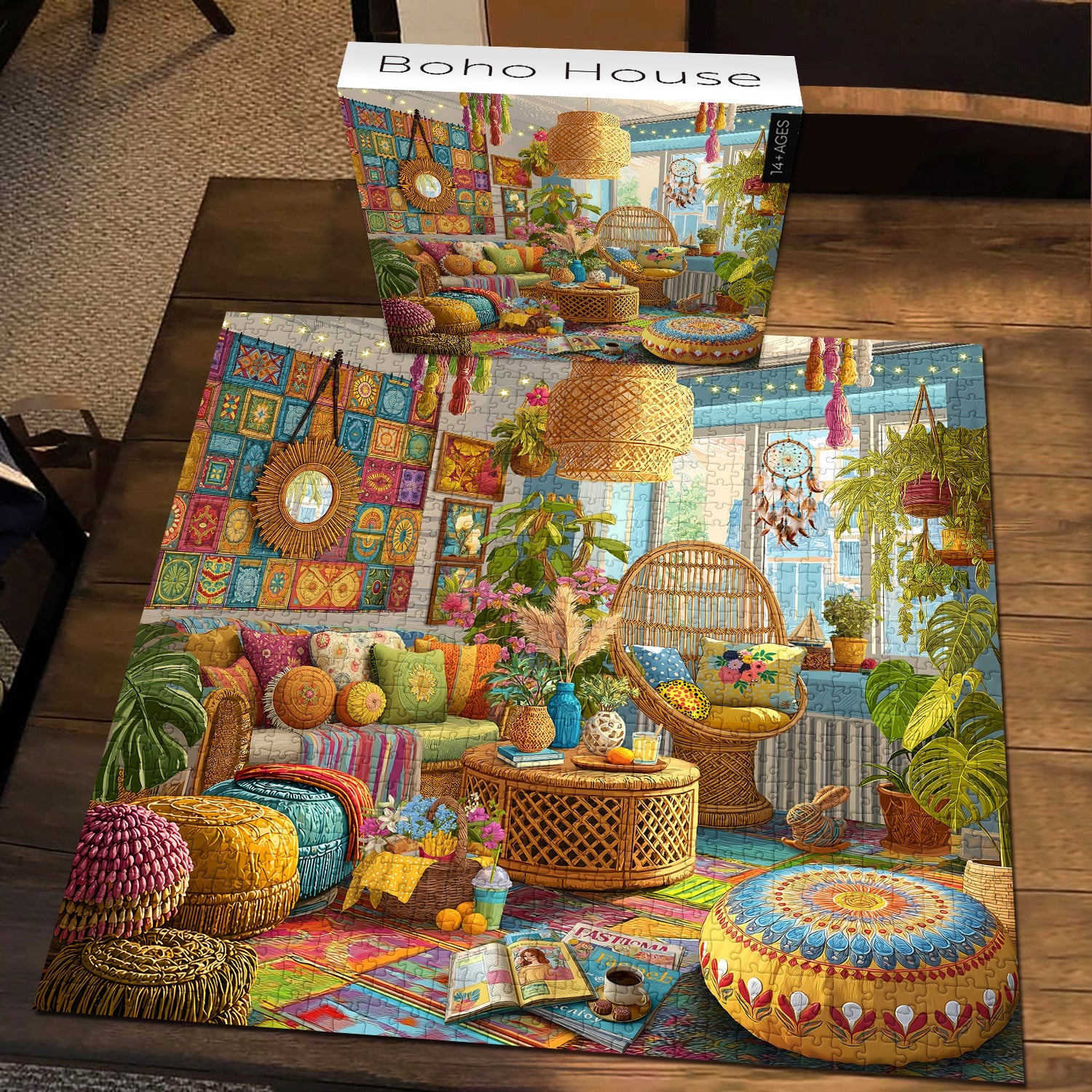 Boho House Jigsaw Puzzle 1000 Pieces