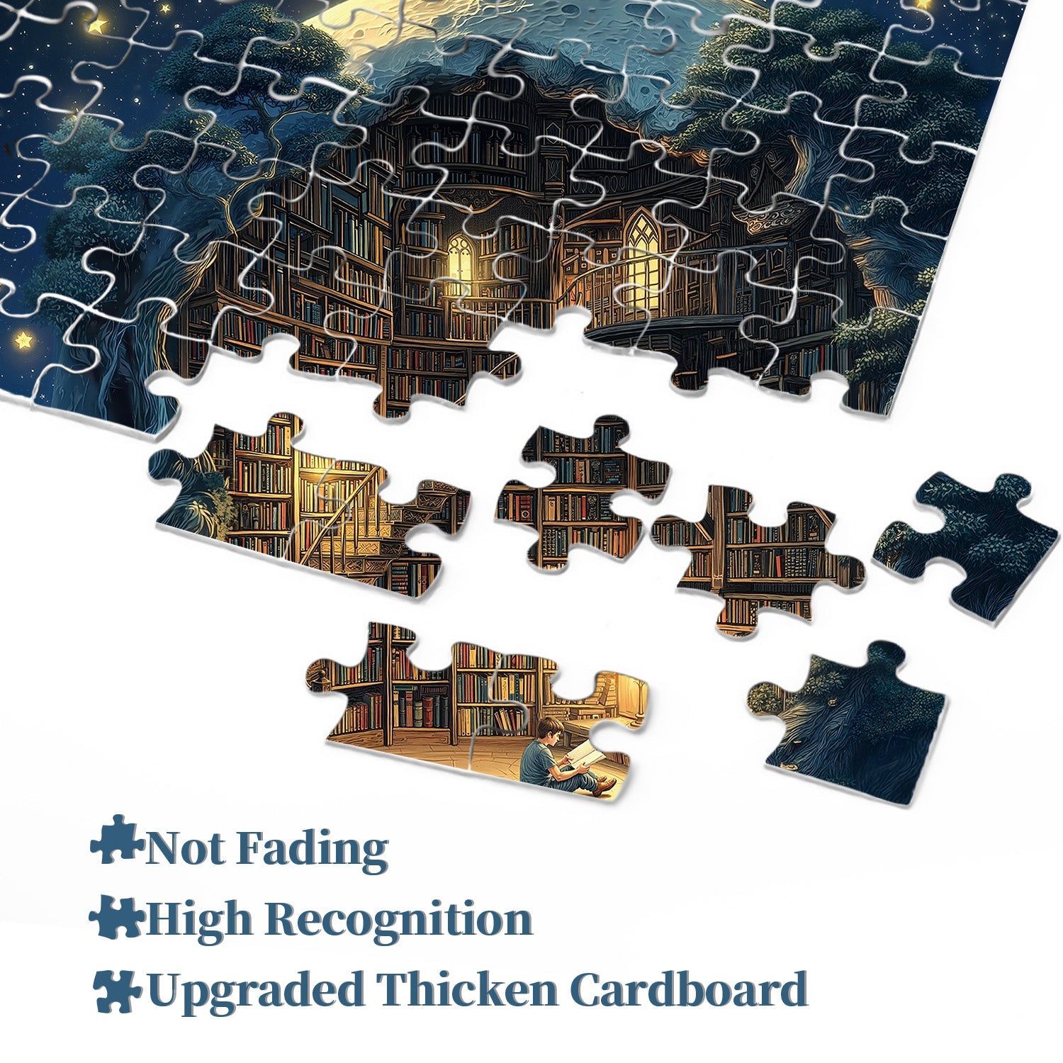 Starry Night Book Nest Jigsaw Puzzle 1000 Pieces