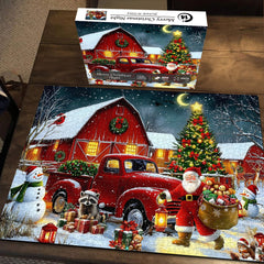 Merry Christmas Night Jigsaw Puzzle 1000 Piece