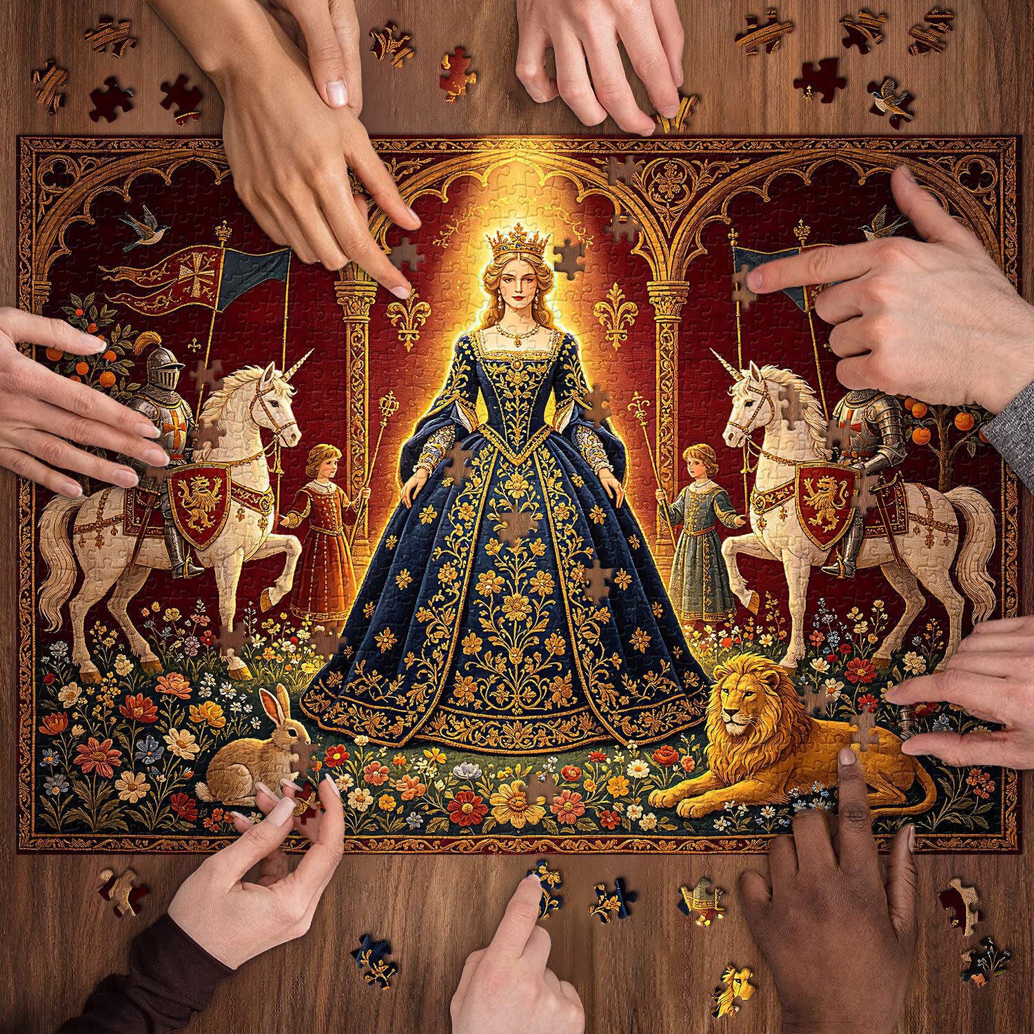 Royal Medieval Radiance Jigsaw Puzzle 1000 Piece