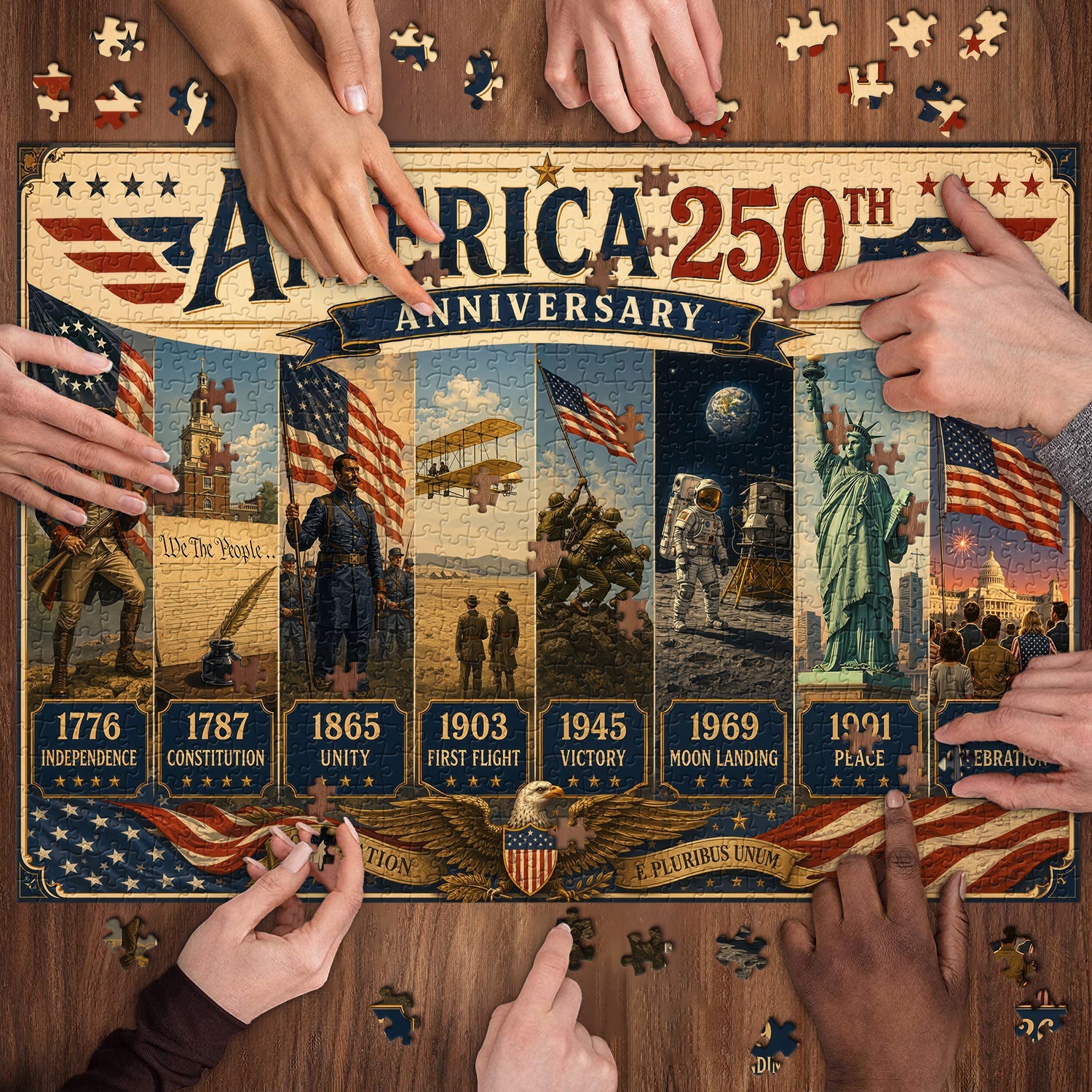 Pride Through Ages Jigsaw Puzzle 1000 Pieces