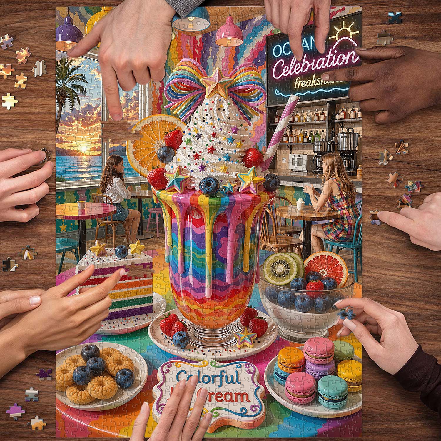 Rainbow Shake Jigsaw Puzzle 1000 Piece