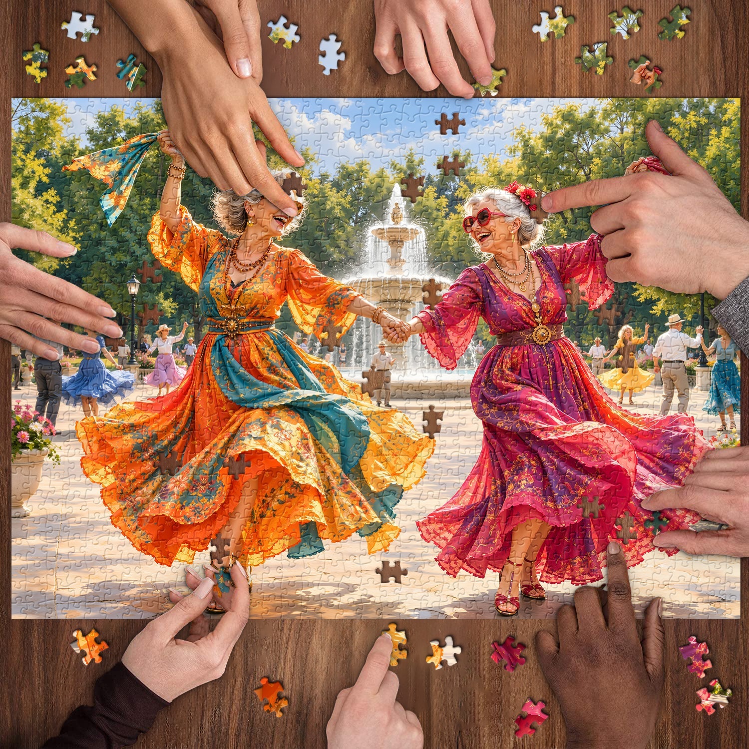 Dancing Through Life Jigsaw Puzzle 1000 Pieces