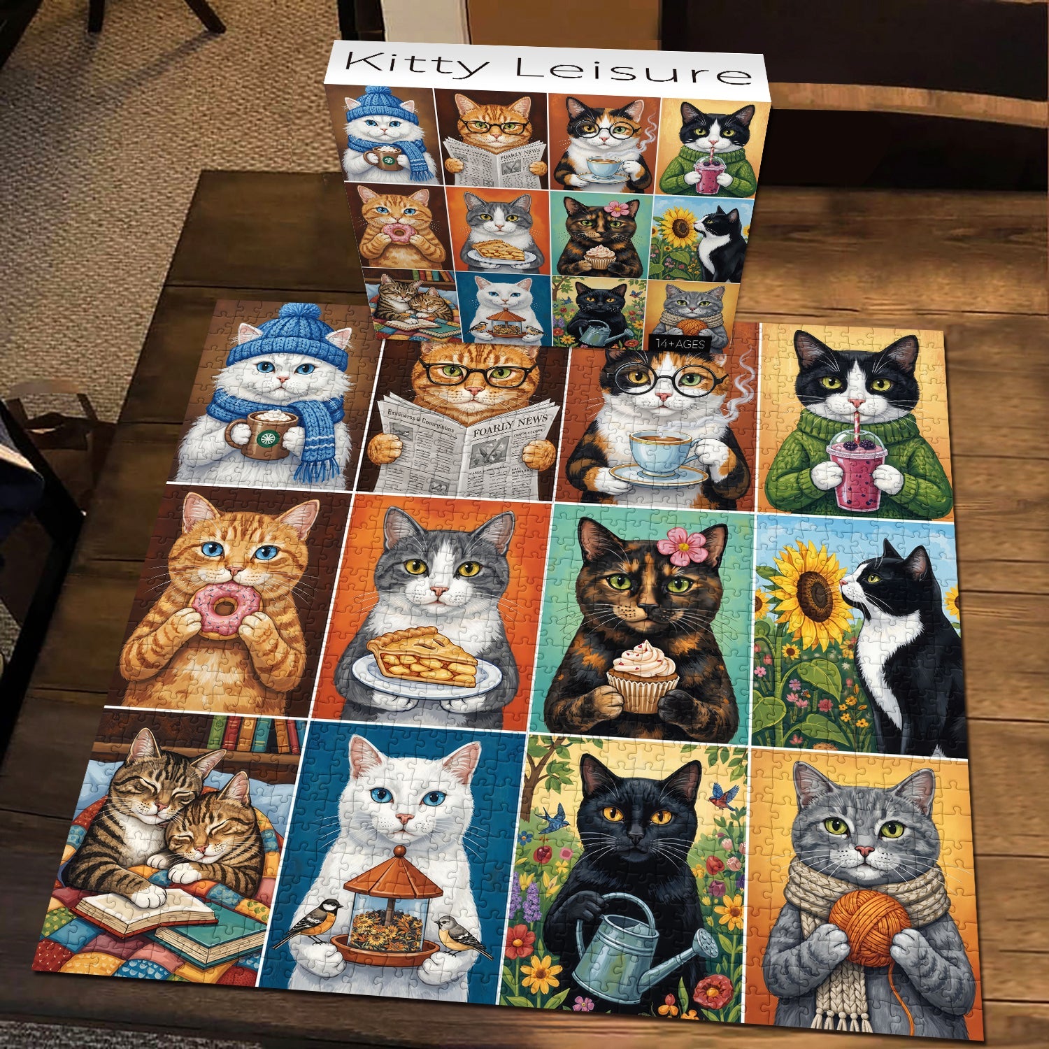 Kitty Leisure Jigsaw Puzzle 1000 Piece