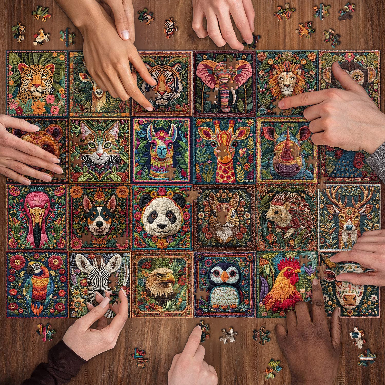 Zoo Collection Jigsaw Puzzle 1000 Pieces