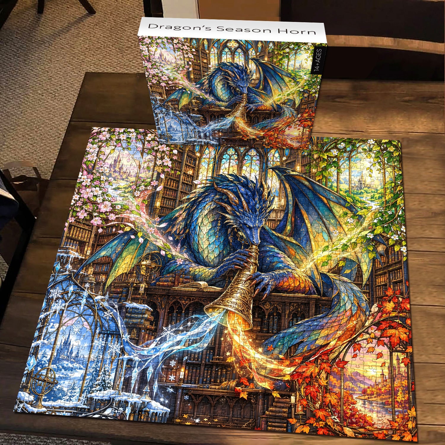 Dragon’s Season Horn Jigsaw Puzzle 1000 Piece