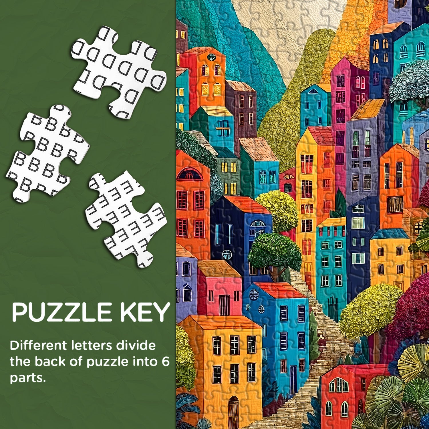 Mountain Palette Jigsaw Puzzle 1000 Pieces