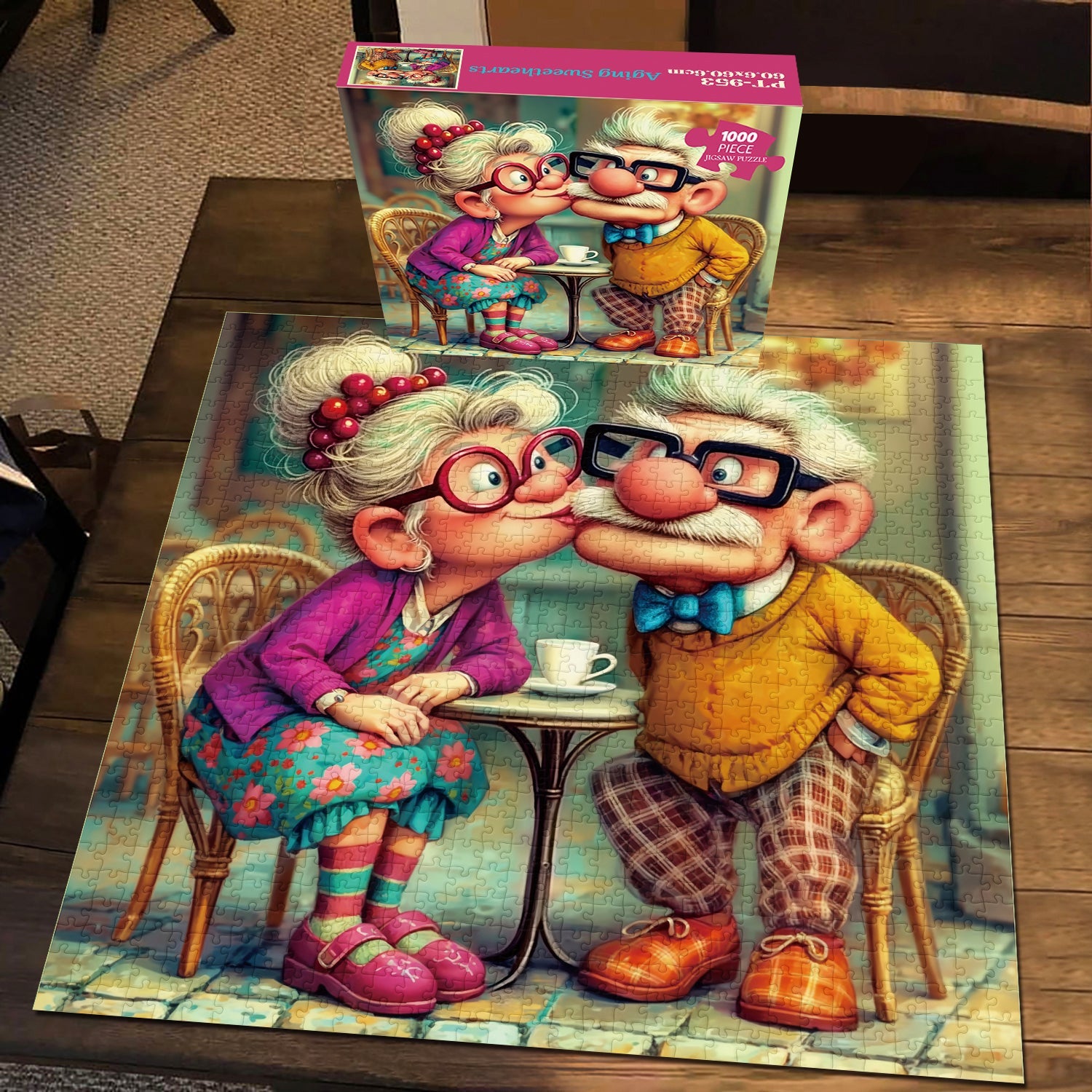 Aging Sweethearts Jigsaw Puzzle 1000 Pieces