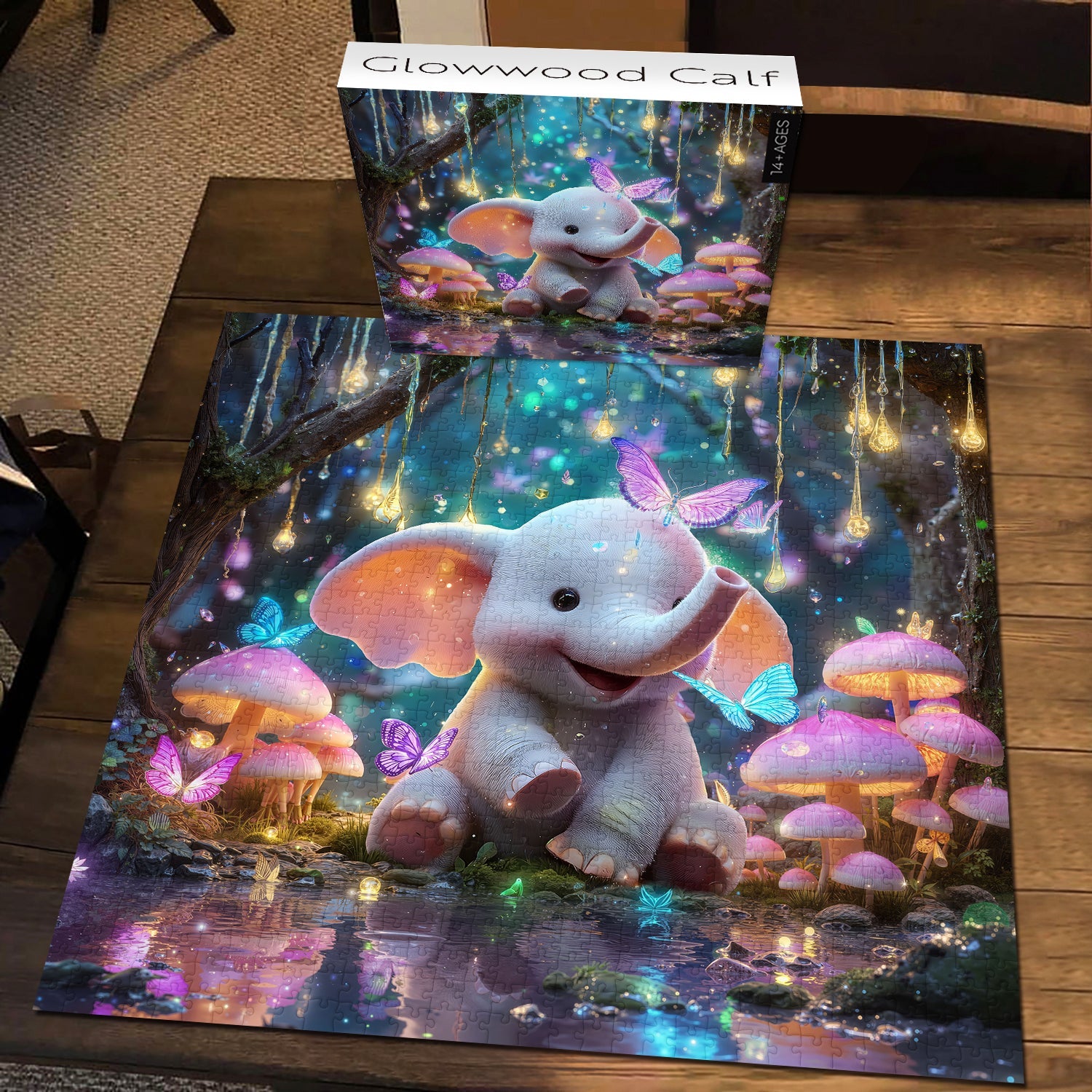 Glowwood Calf Jigsaw Puzzle 1000 Pieces
