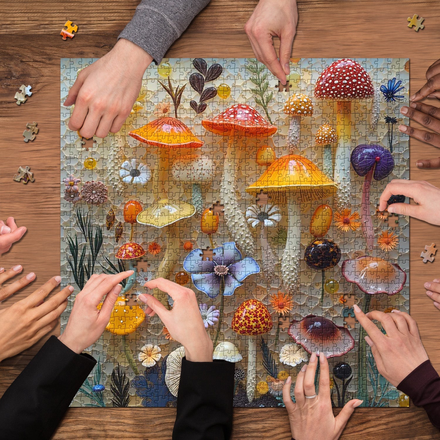 Colorful Fungi Jigsaw Puzzle 1000 Pieces