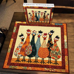 Puzzle de 1000 pièces Poules en tissu
