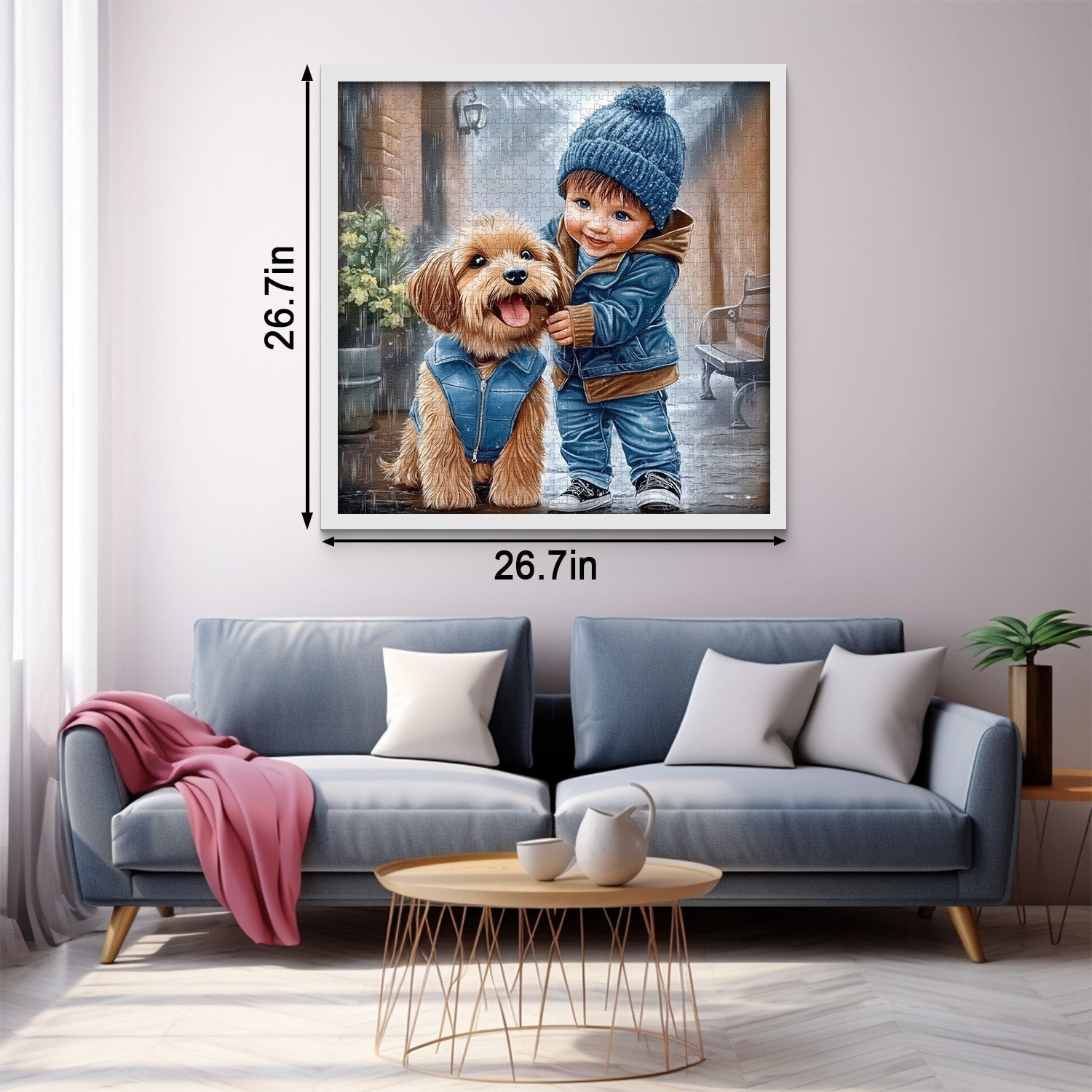 Rainy Companions Jigsaw Puzzle 1000 Pieces