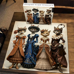 Royal Cat Court Jigsaw Puzzle 1000 Piece