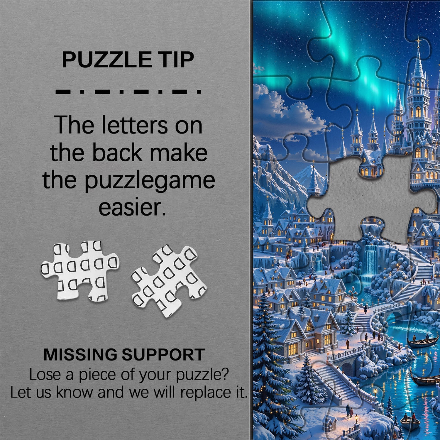 Aurora Fortress Jigsaw Puzzle 1000 Pieces