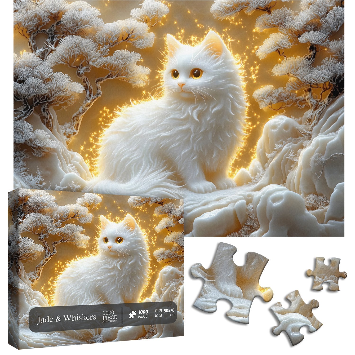 Jade & Whiskers Jigsaw Puzzle 1000 Pieces
