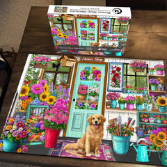 Blumenladen-Harmonie-Puzzle 1000 Teile
