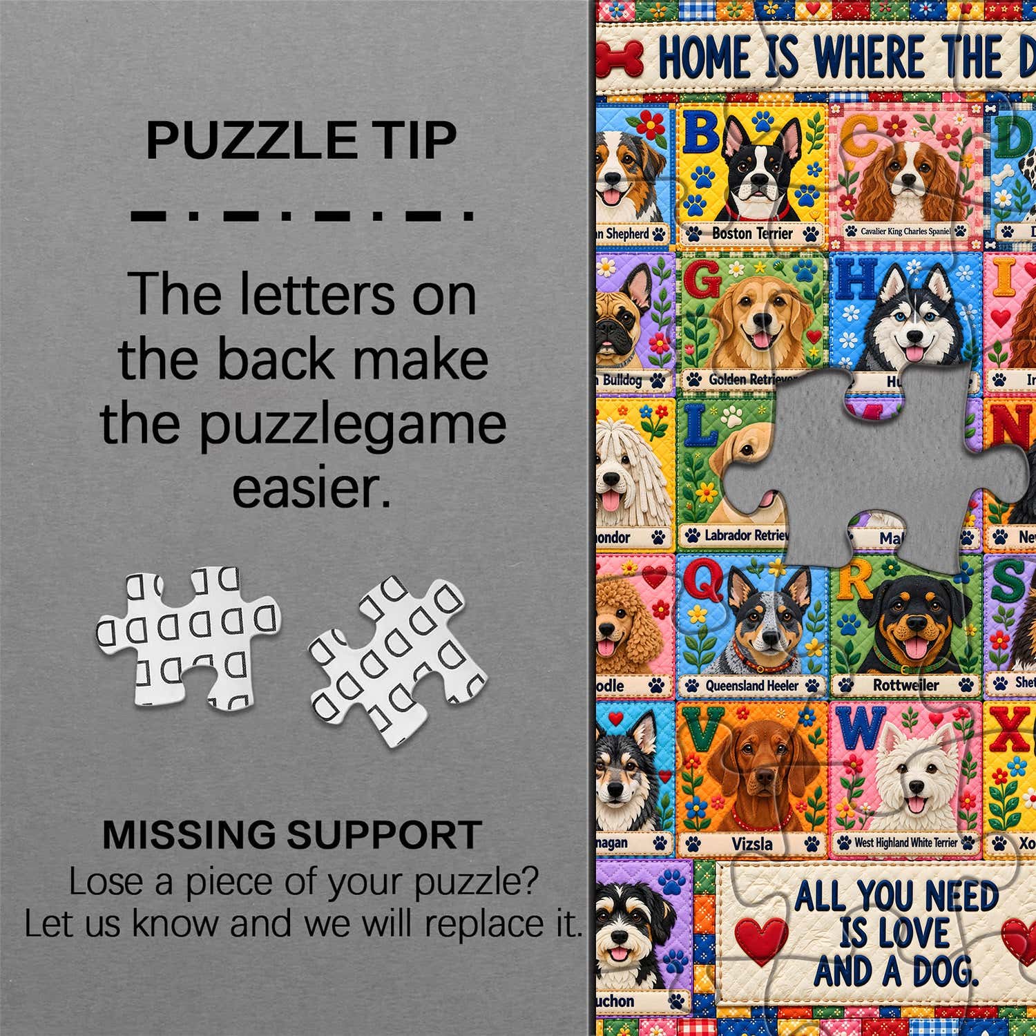 Paws of Love Jigsaw Puzzle 1000 Pieces