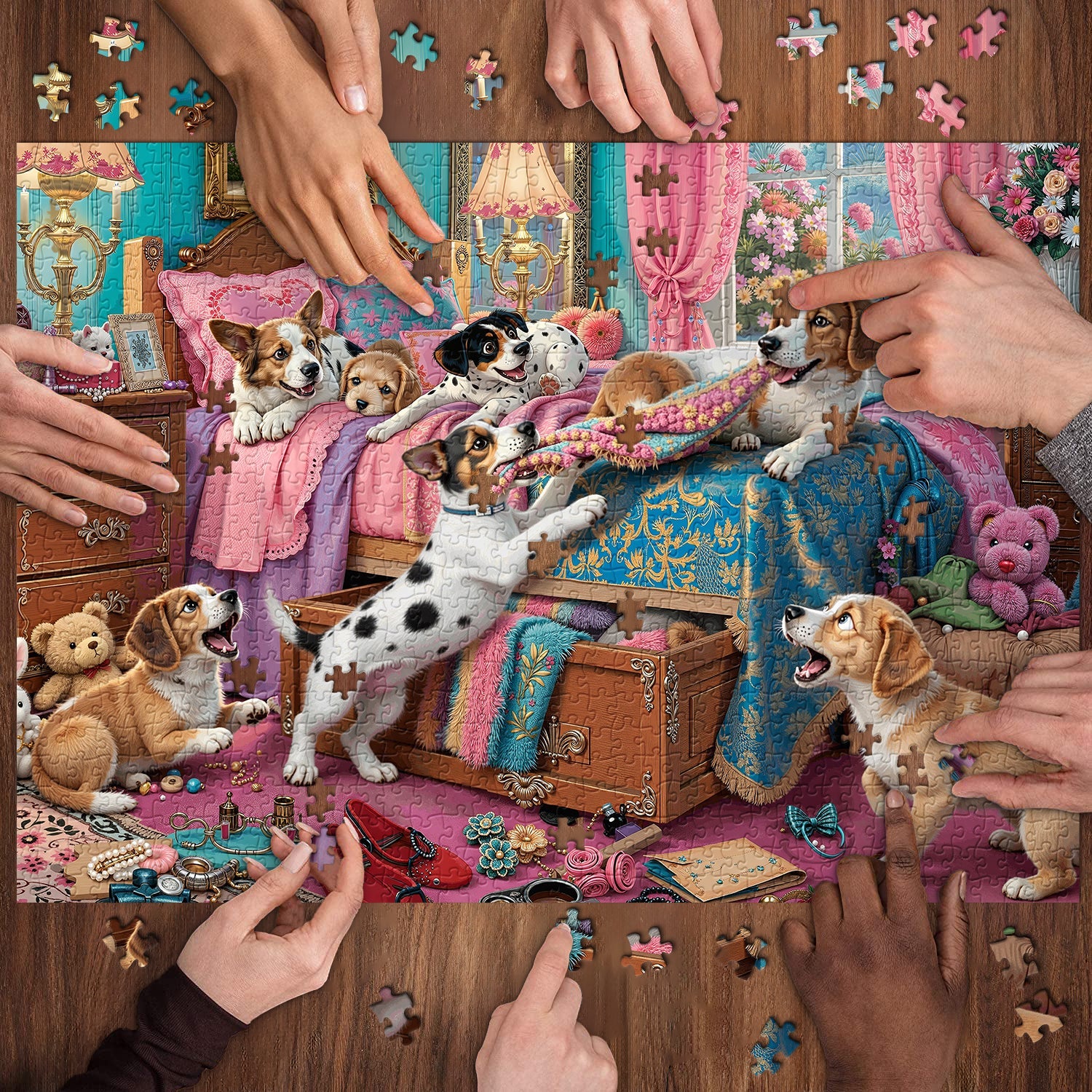 Bedroom Rascal Squad Jigsaw Puzzle 1000 Piece