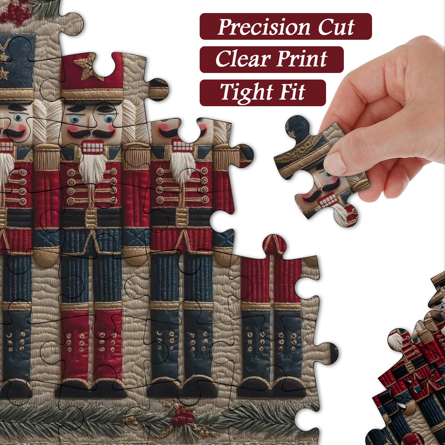 Christmas Nutcrackers Jigsaw Puzzle 1000 Piece