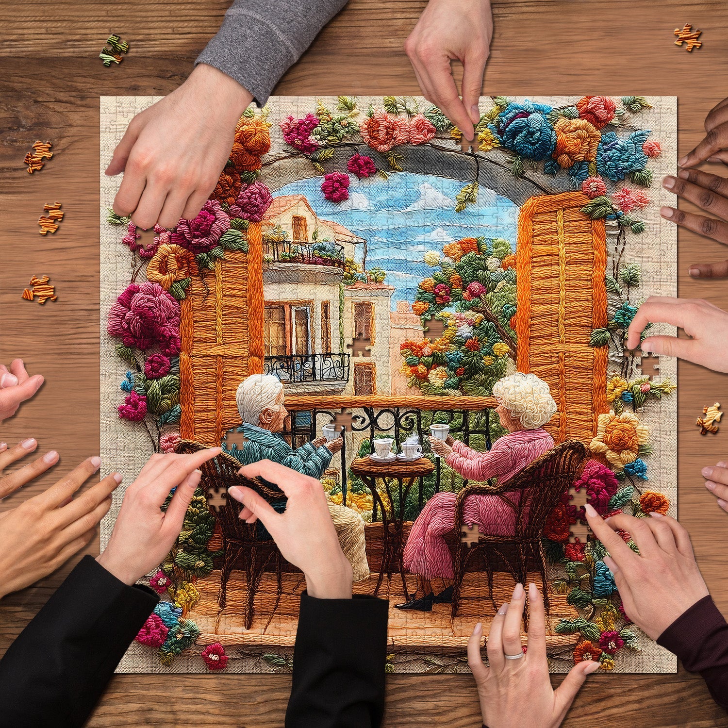 Cozy Afternoon Tea Jigsaw Puzzle 1000 Pieces