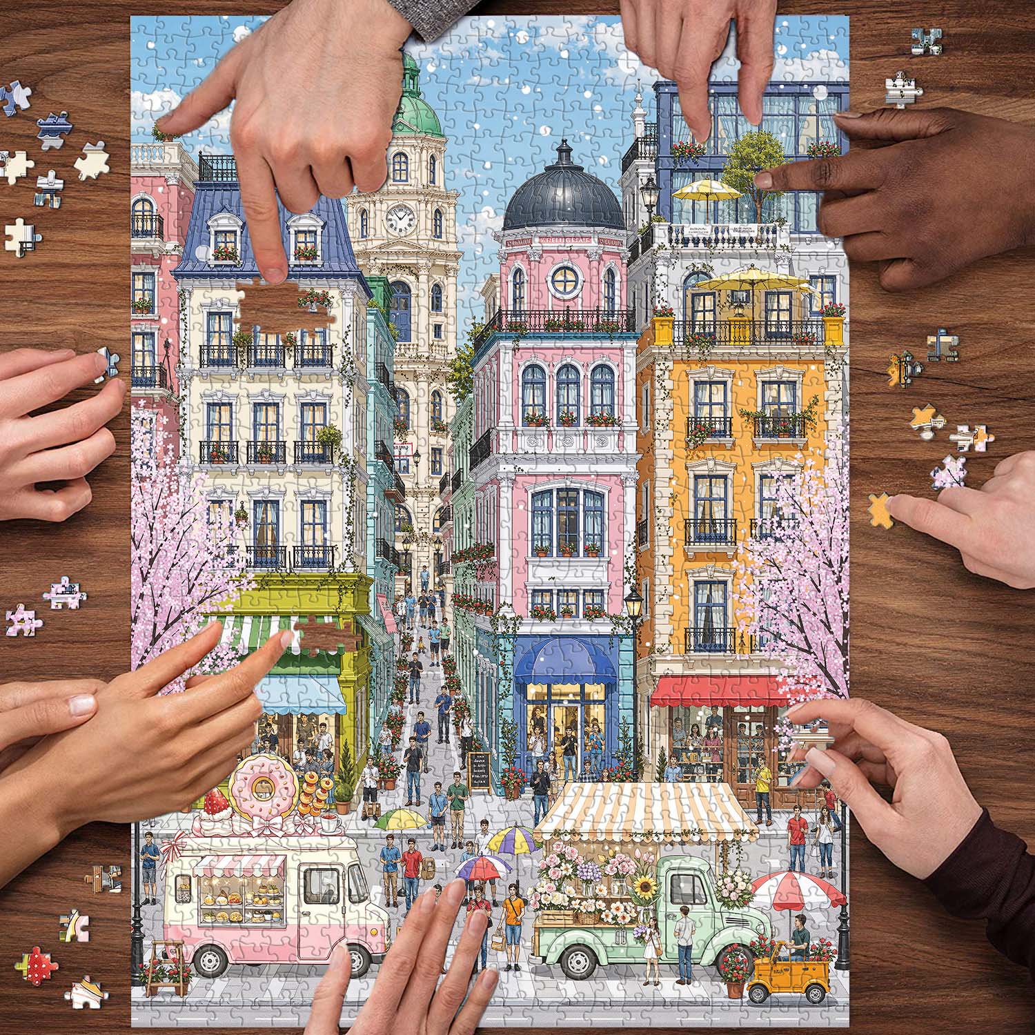 Cherry Town Jigsaw Puzzle 1000 Pieces