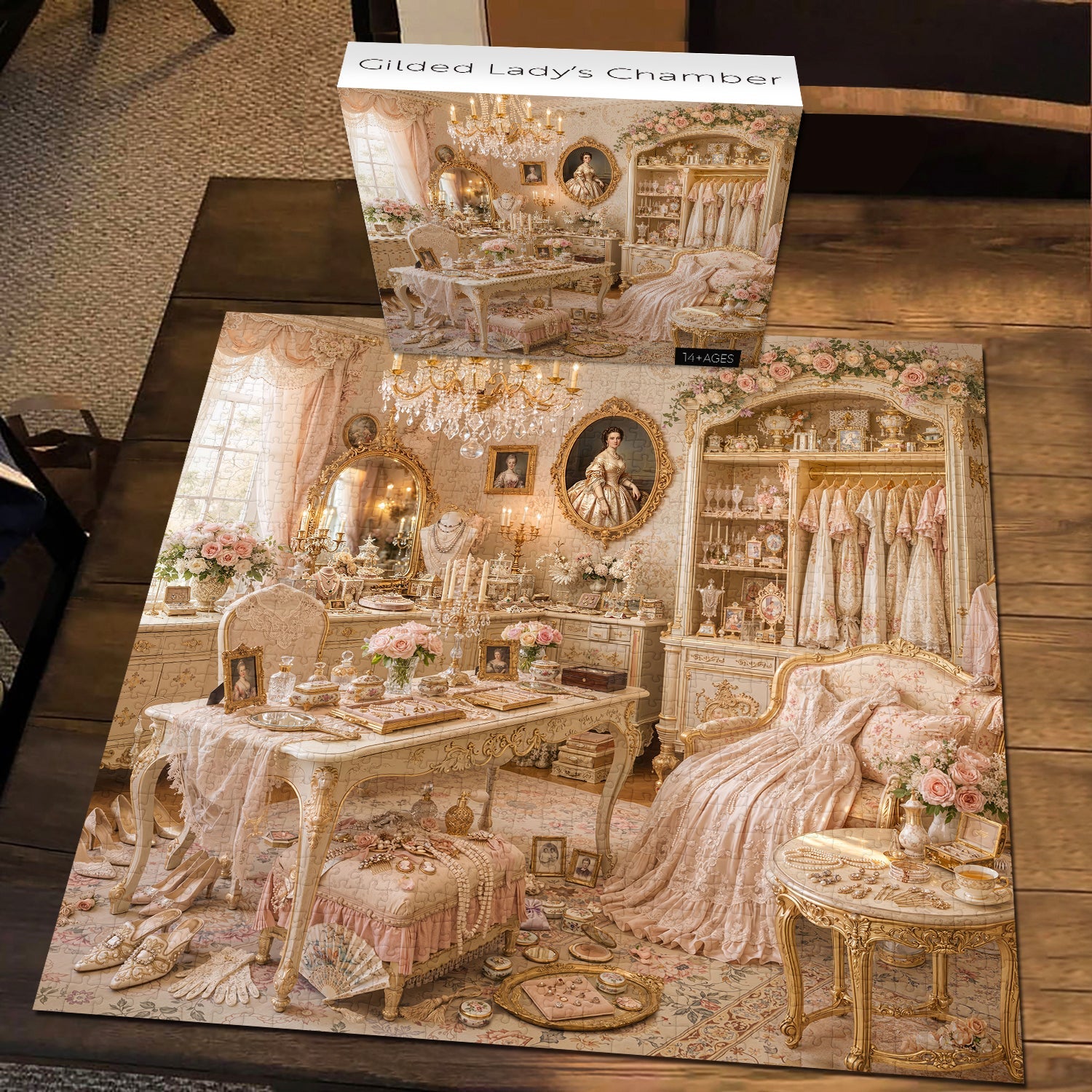 Gilded Lady’s Chamber Jigsaw Puzzle 1000 Piece