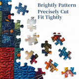 Patchwork Cat Jigsaw Puzzles 1000 Pieces