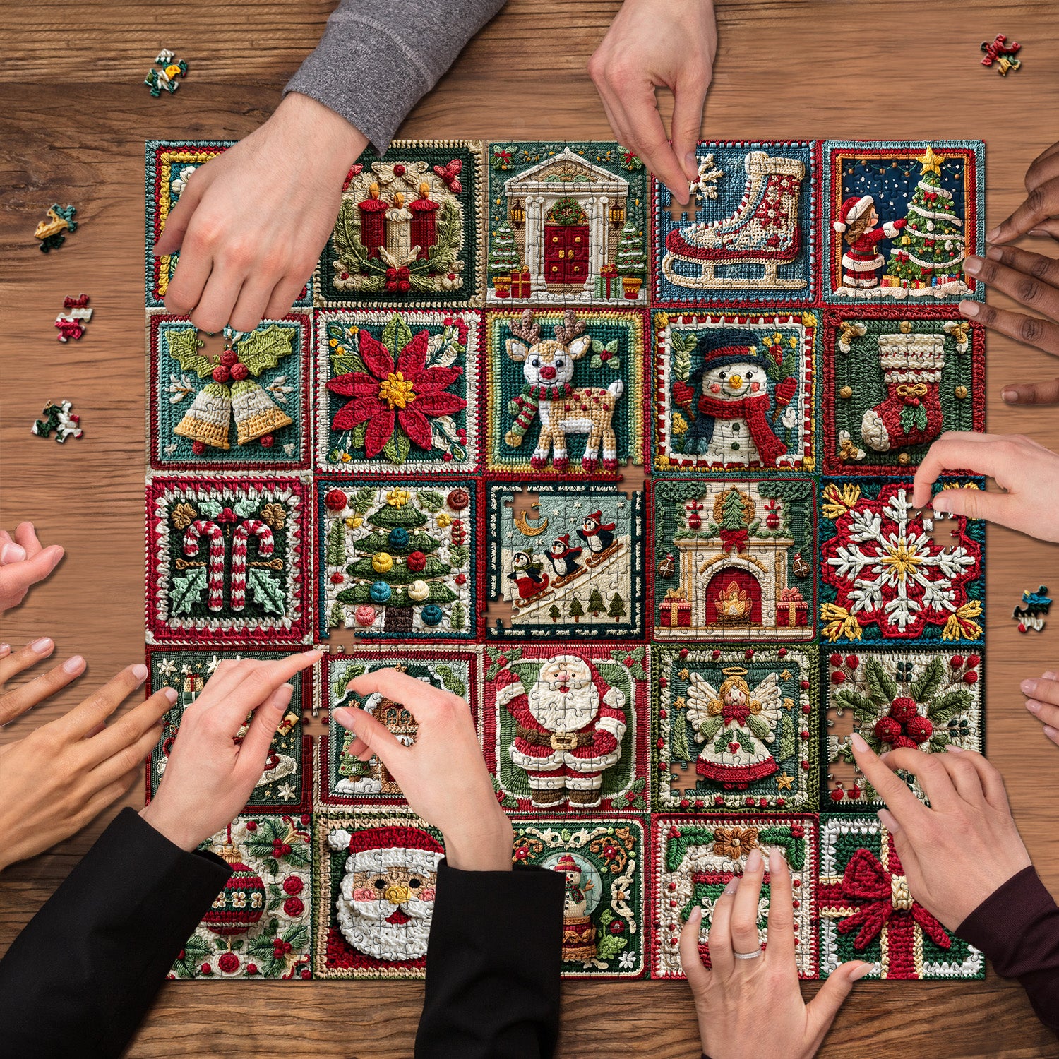 Joyful Christmas Jigsaw Puzzles 1000 Pieces