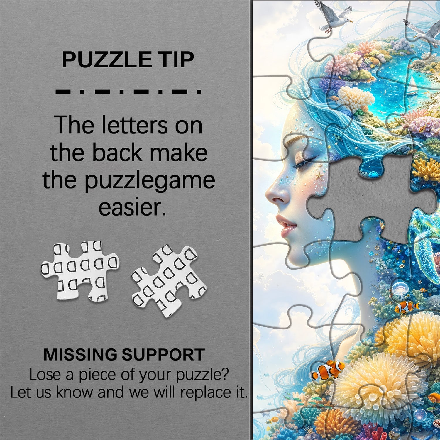 Azure Ocean Spirit Jigsaw Puzzle 1000 Piece