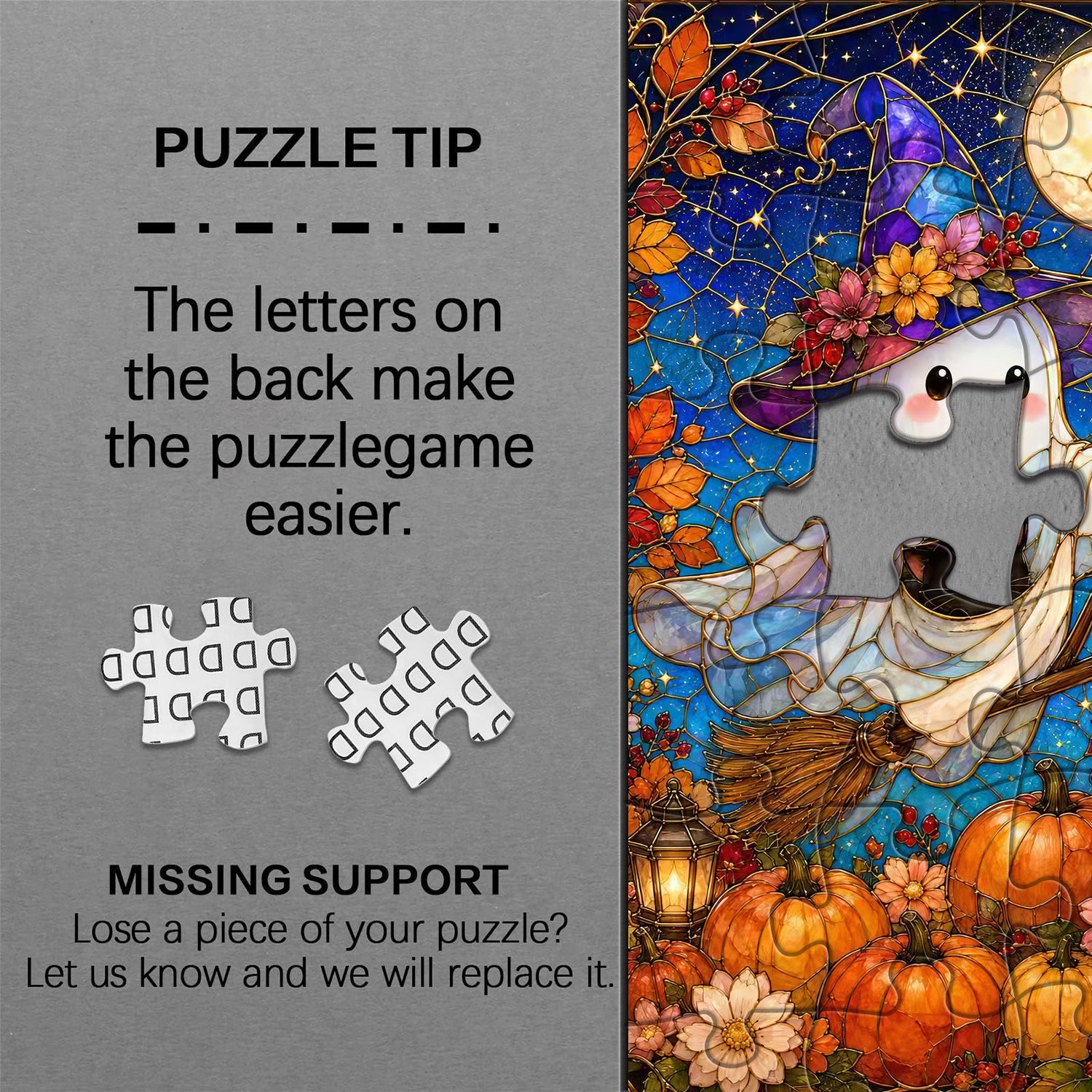 The Ghost's Broom Trip Jigsaw Puzzle 1000 Pieces