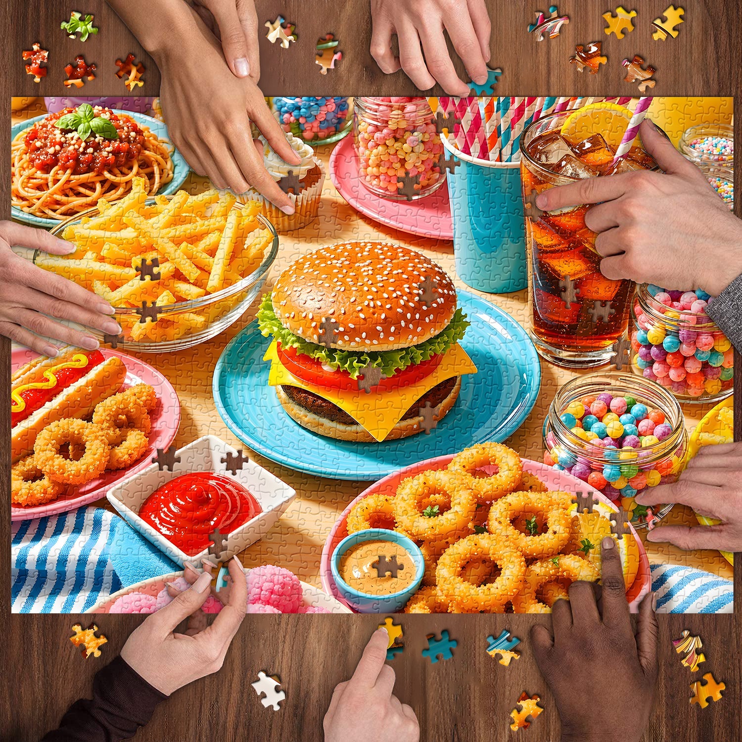 Colorful Bites Jigsaw Puzzle 1000 Pieces