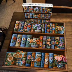 Books & Blooms Jigsaw Puzzles 1000 Piece