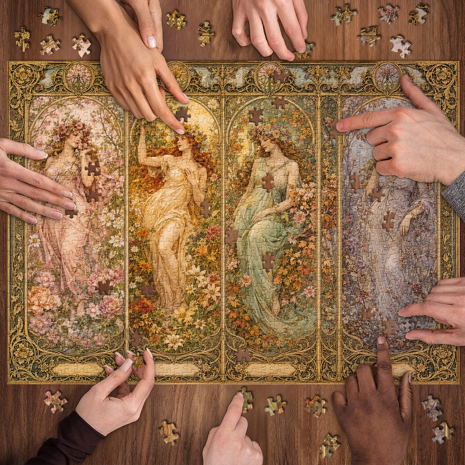 Four Times of the Year  Jigsaw Puzzle 1000 Pieces