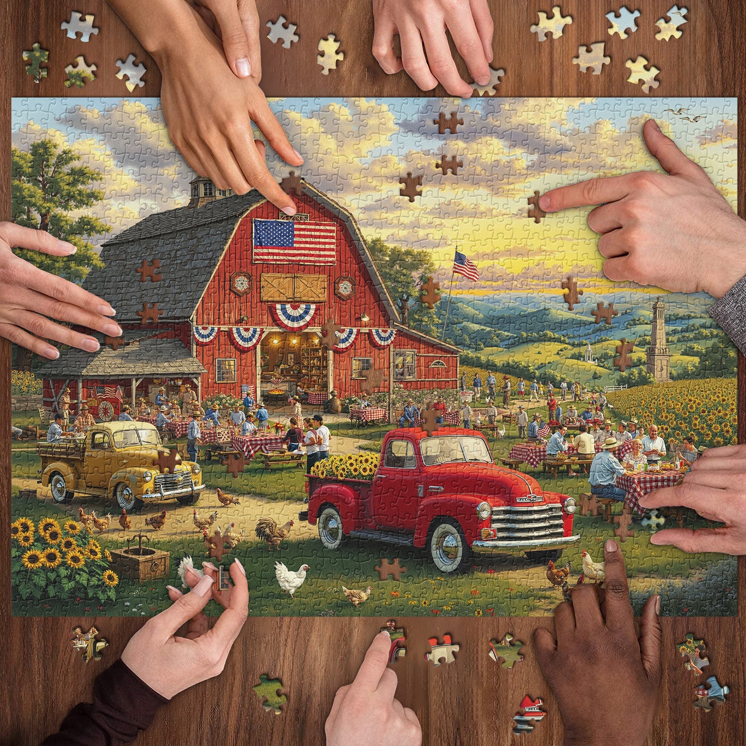 Farmside Freedom Jigsaw Puzzle 1000 Piece