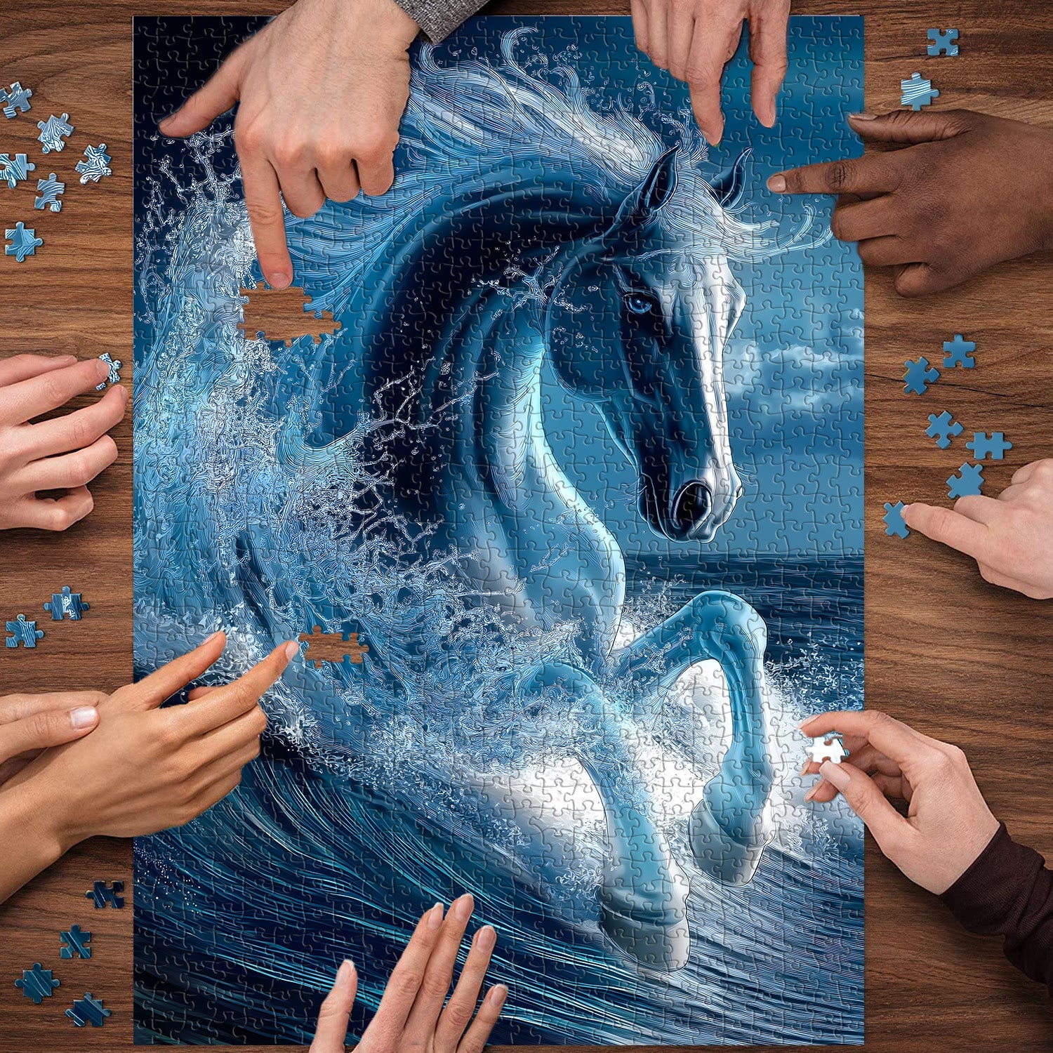 Surfing Horse Jigsaw Puzzle 1000 Pieces