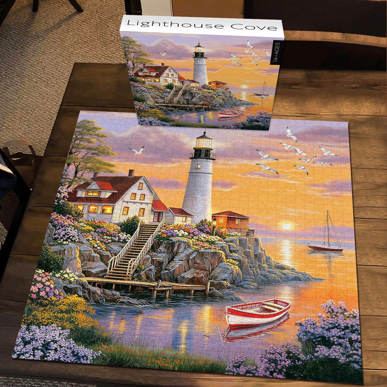 Lighthouse Cove Jigsaw Puzzle 1000 Pieces