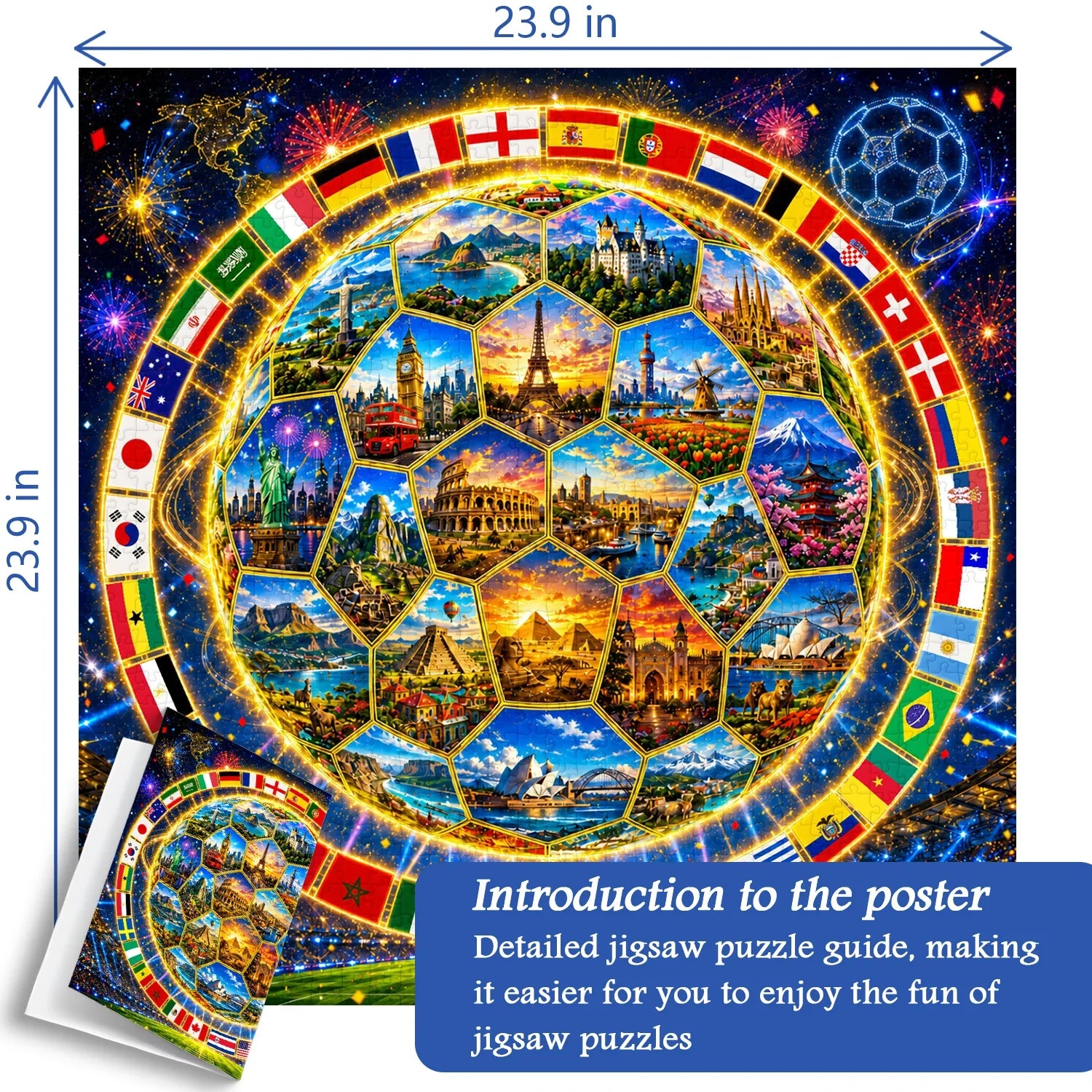 World of Football Jigsaw Puzzle 1000 Piece