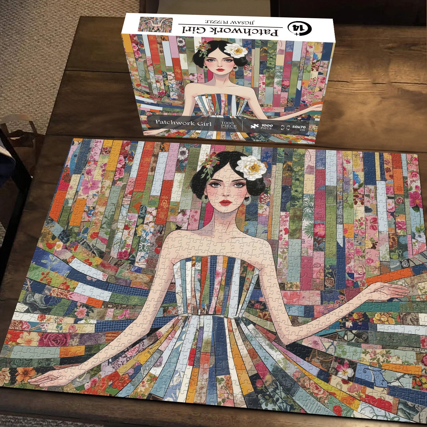 Patchwork Girl Jigsaw Puzzle 1000 Pieces