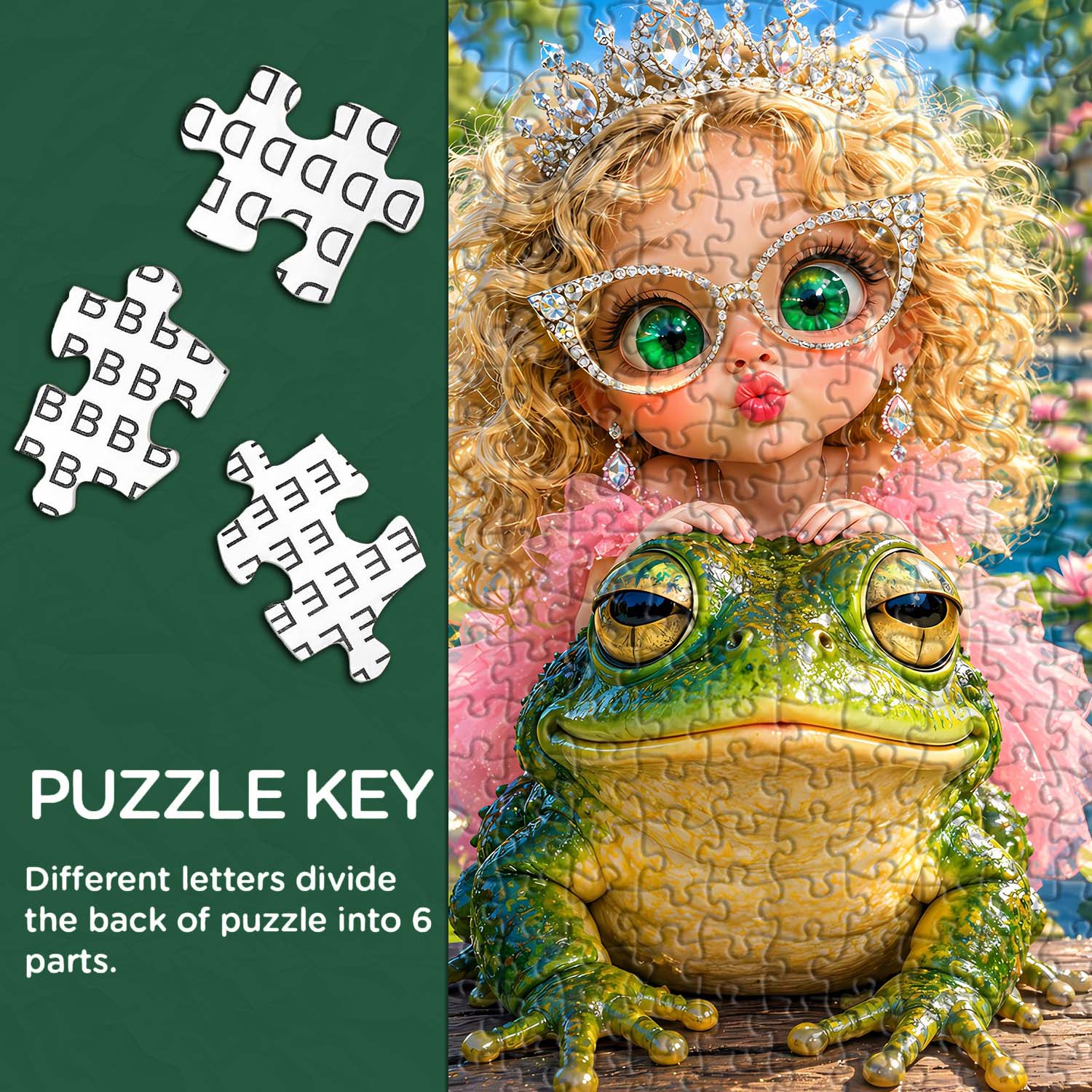 Pouty Princess Jigsaw Puzzle 1000 Piece