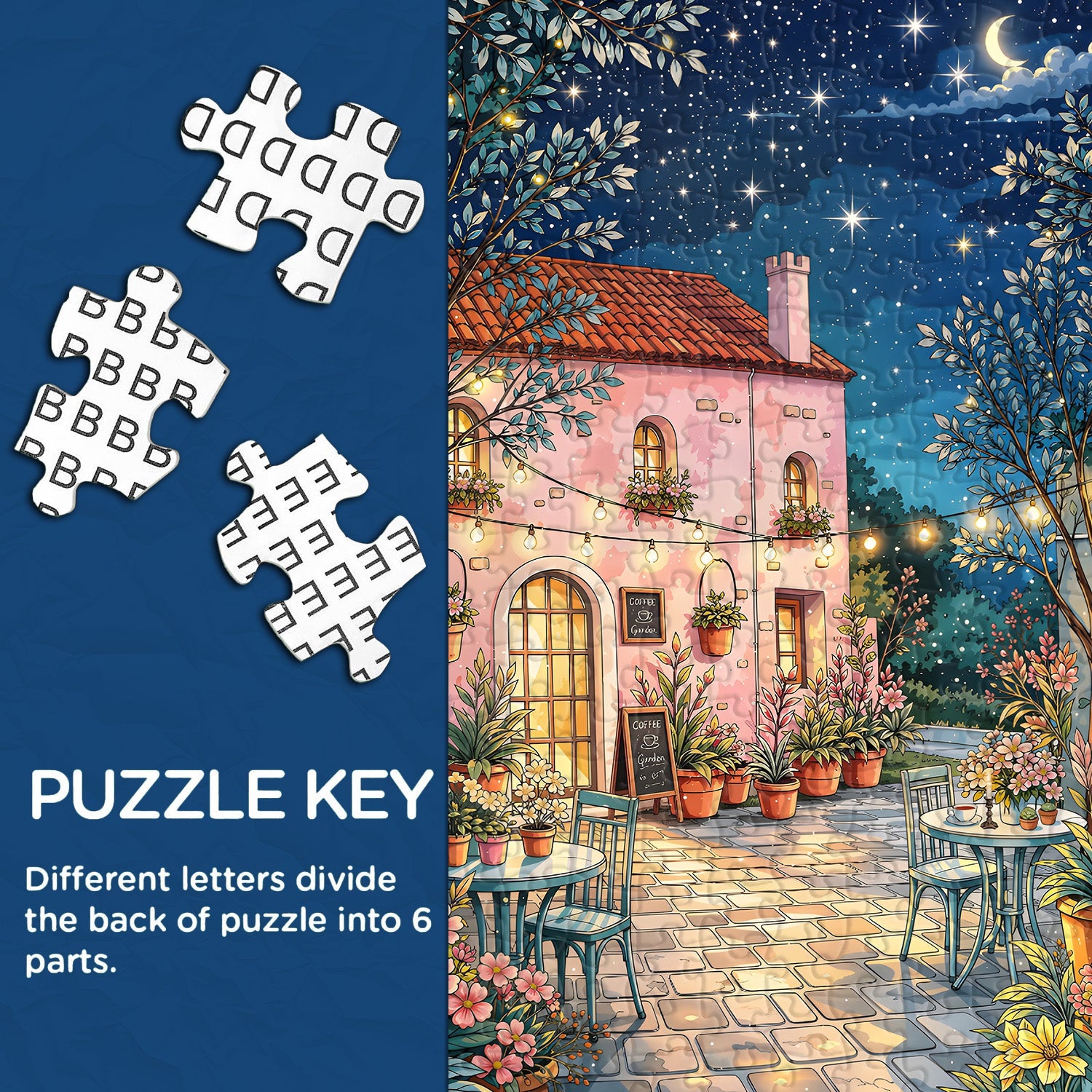 Starry Cafe Jigsaw Puzzle 1000 Piece