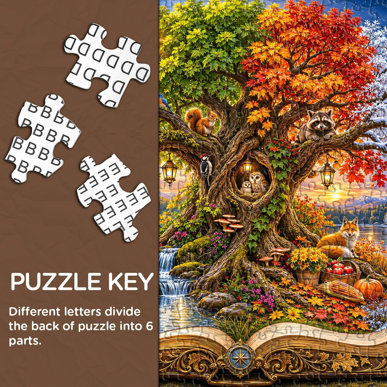 Book of the Season Tree Jigsaw Puzzle 1000 Piece