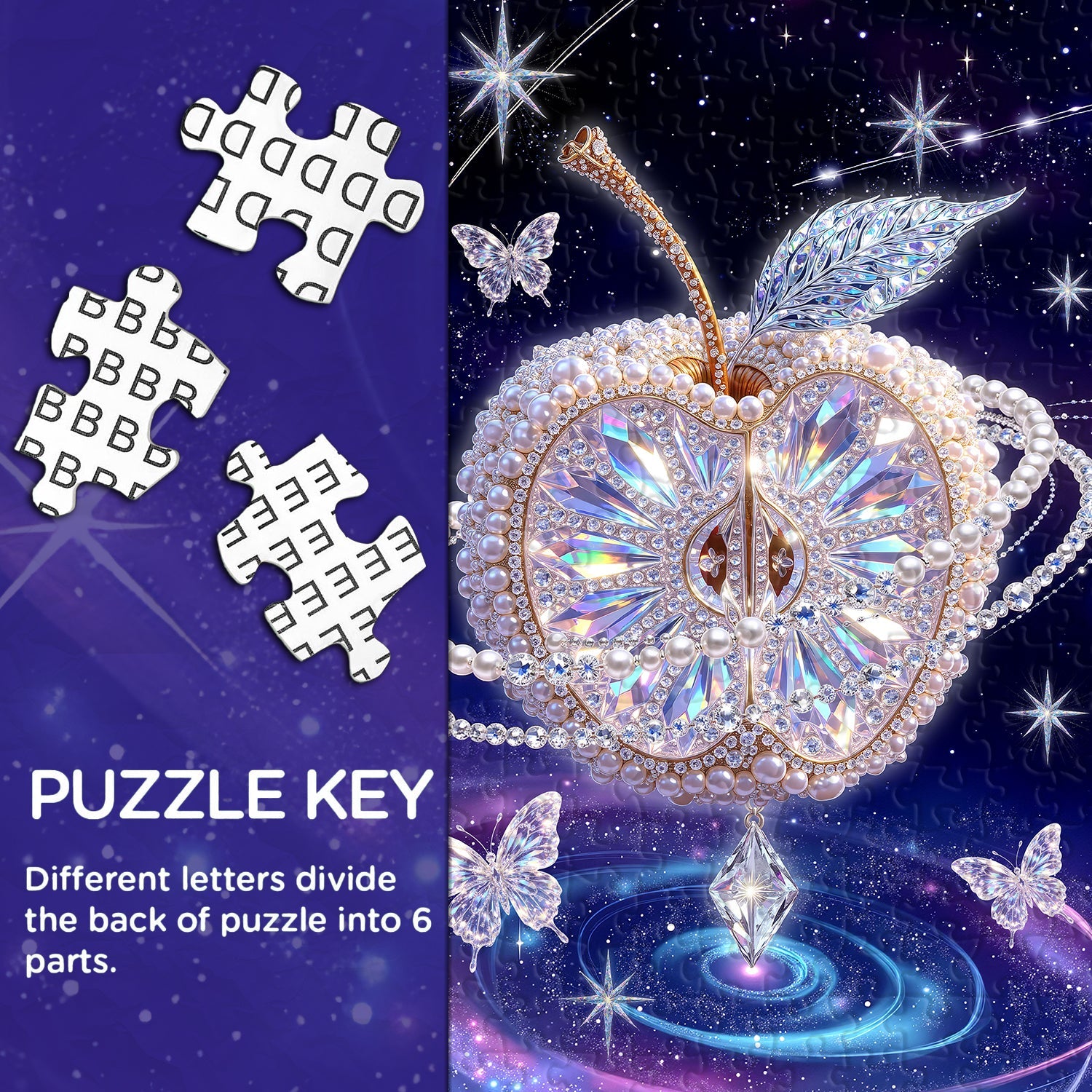 Crystal Galaxy Fruit Jigsaw Puzzle 1000 Pieces