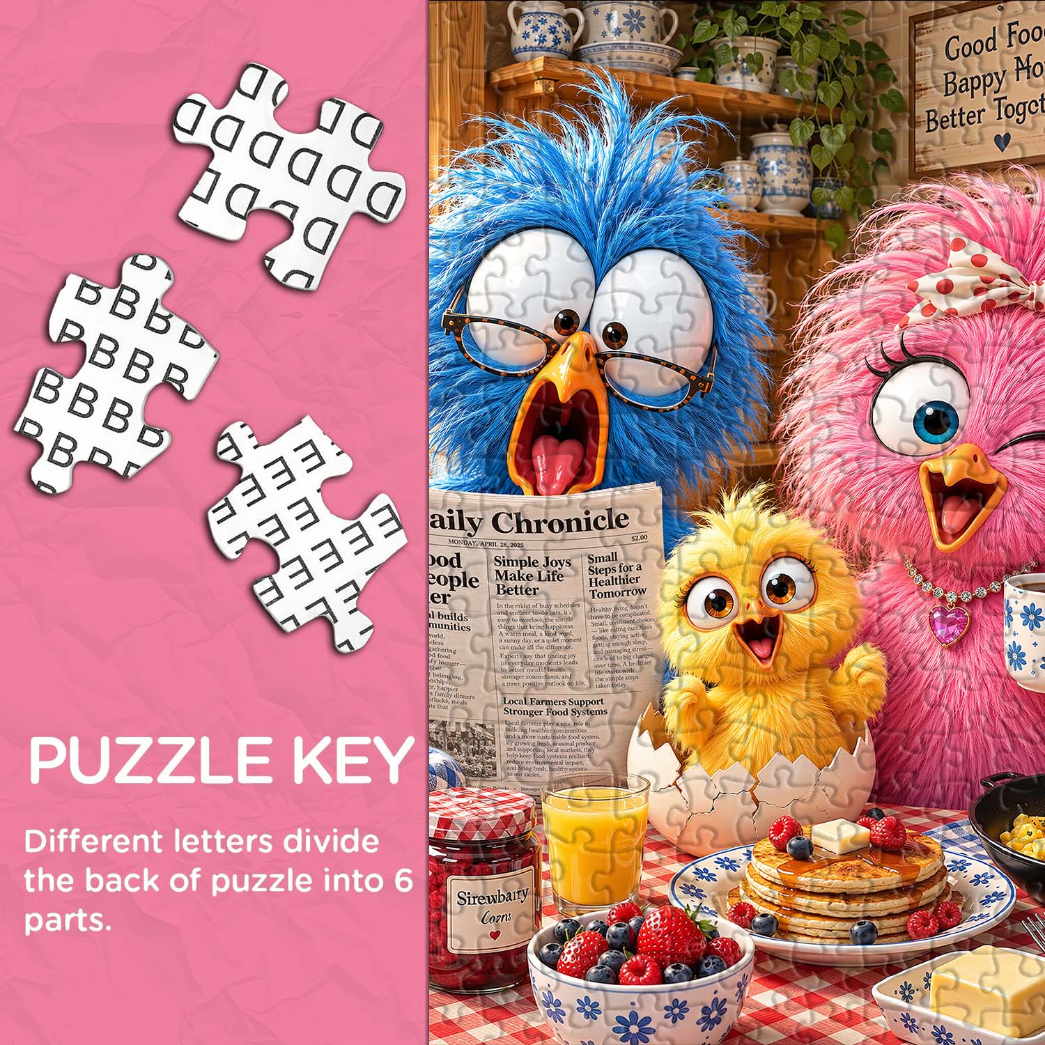 Kitchen Cheer  Jigsaw  Puzzle 1000 Piece