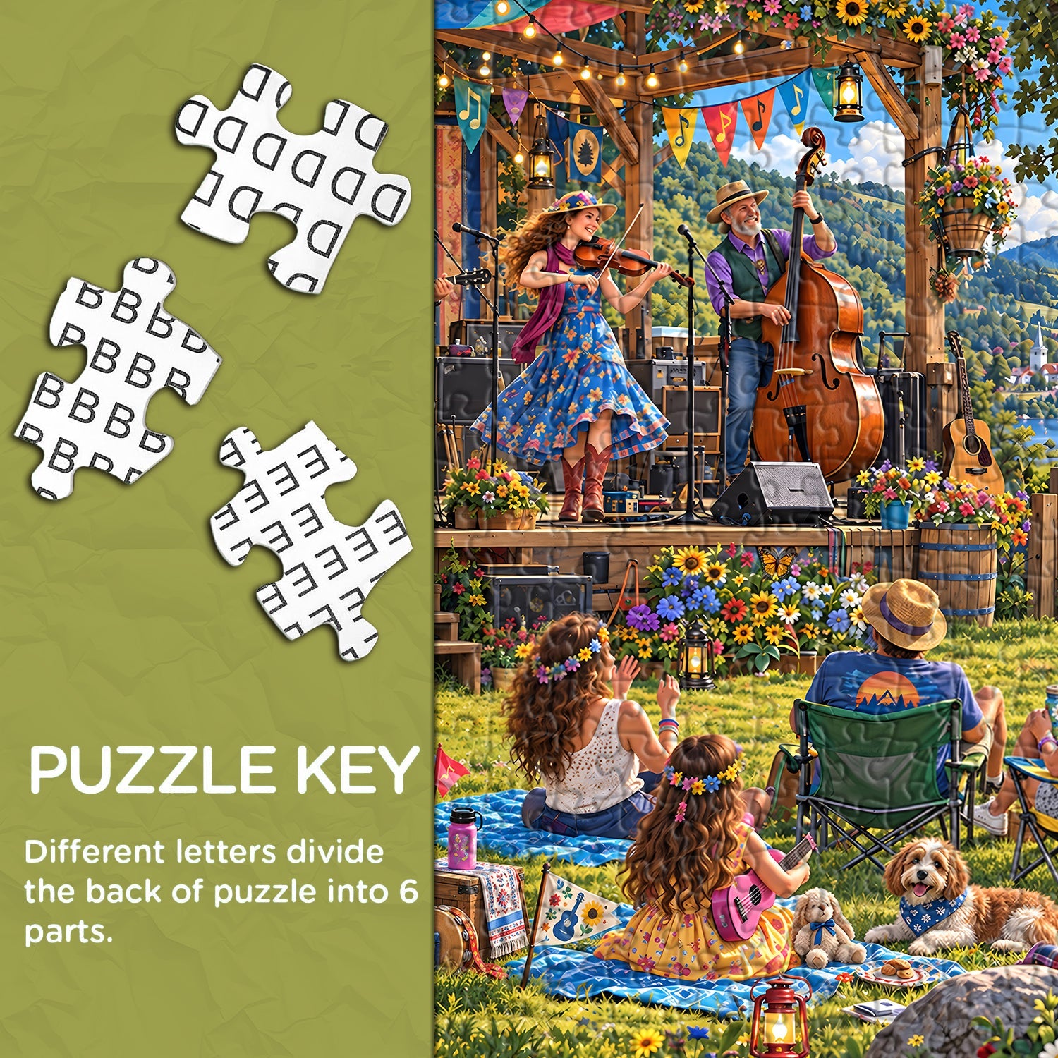 Mountain Folk Fest Jigsaw Puzzle 1000 Piece