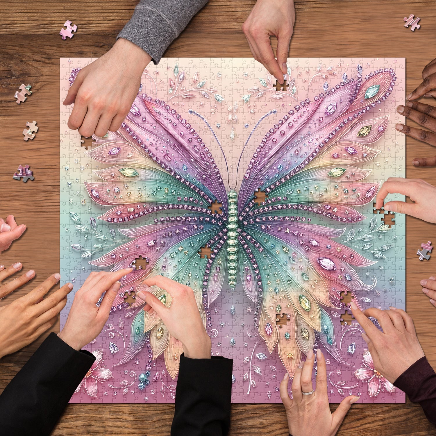 Gemstone Wings Jigsaw Puzzle 1000 Pieces