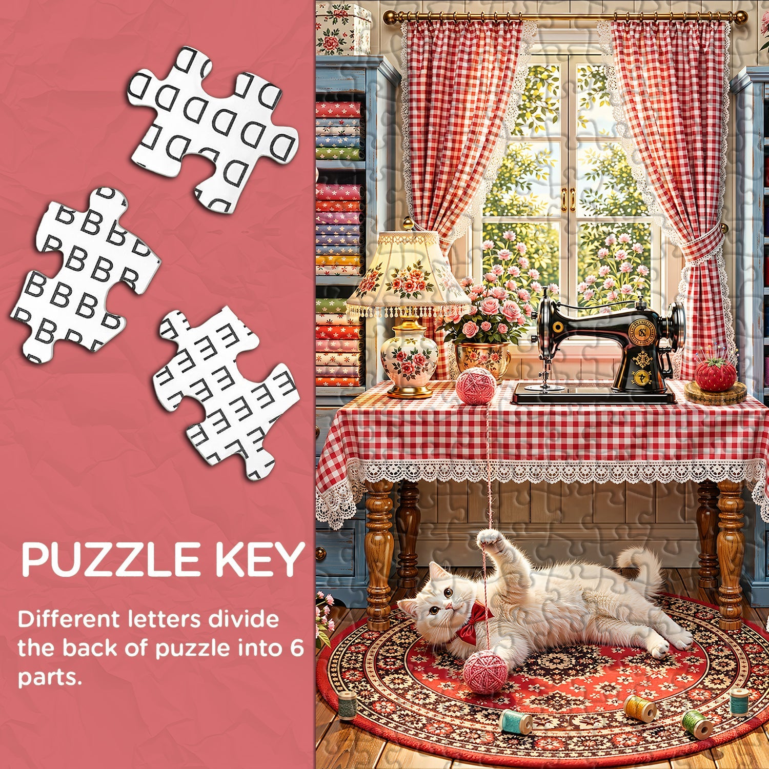 Sewing Cottage Jigsaw Puzzle 1000 Piece