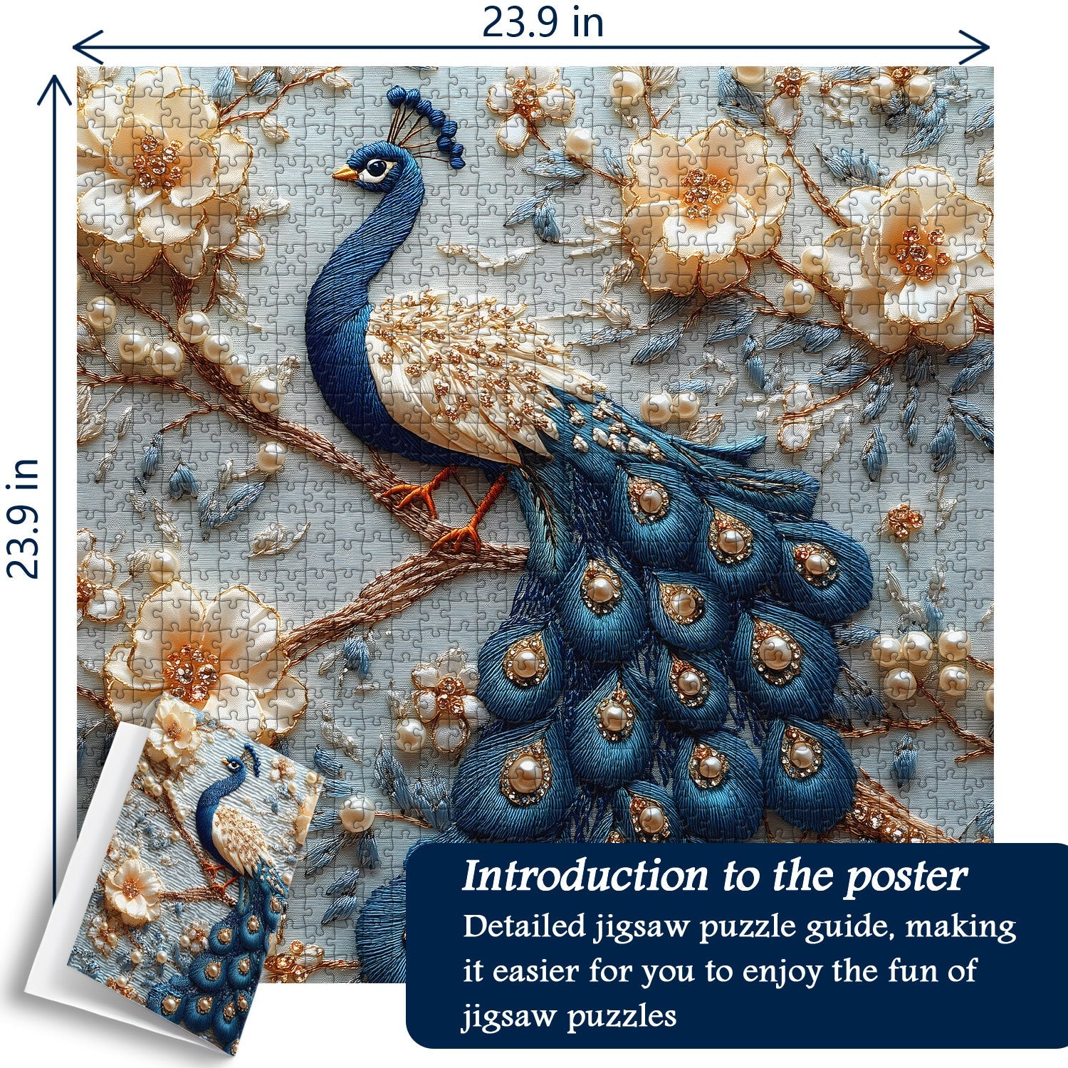Pearl Plumage Jigsaw Puzzle 1000 Pieces